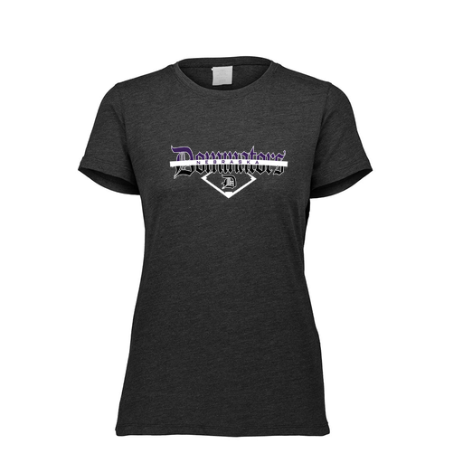 [FTSCUBBK-FAXS-LOGO3] Decker Women's Tri-Blend T-Shirt - Short Sleeve (Female Adult XS, Black, Logo 3)
