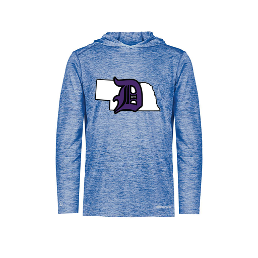 [FOLHCGRY-AS-LOGO1] Decker Men's Charge Hoodie (Adult S, Royal, Logo 1)