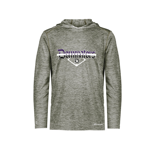 [FOLHCGGY-AS-LOGO3] Decker Men's Charge Hoodie (Adult S, Gray, Logo 3)