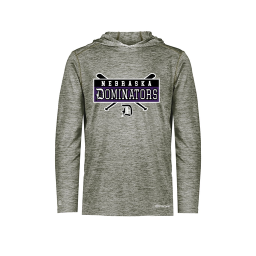 [FOLHCGGY-YS-LOGO2] Decker Youth Charge Hoodie (Youth S, Gray, Logo 2)