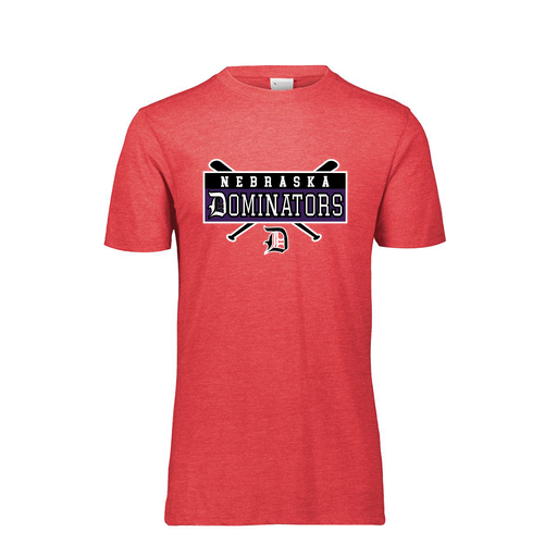 [FTSCUBRD-AS-LOGO2] Decker Men's Tri-Blend T-Shirt - Short Sleeve (Adult S, Red, Logo 2)