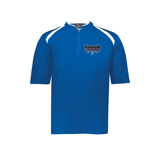 [229581-AS-RYL-LOGO2] Men's Dugout Short Sleeve Pullover (Adult S, Royal, Logo 2)