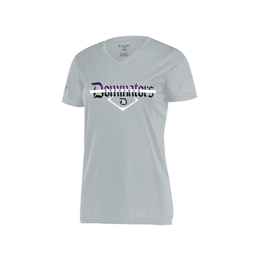 [222820.099.S-LOGO3] Ladies Movement Dri Fit Shirt (Female Adult S, Silver, Logo 3)