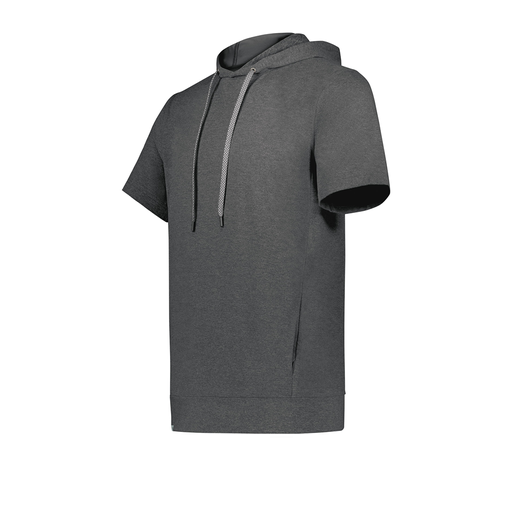 [222605-GRY-YS-LOGO5] YOUTH VENTURA SOFT KNIT SHORT SLEEVE HOODIE (Youth S, Gray, Logo 5)